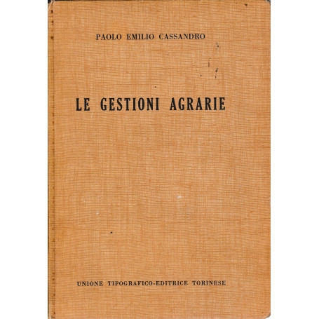 Le gestioni agrarie