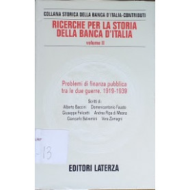 Ricerche per la storia della Banca d'Italia
