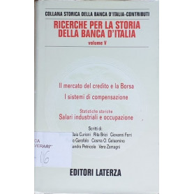 Ricerche per la Storia dell Banca d'Italia