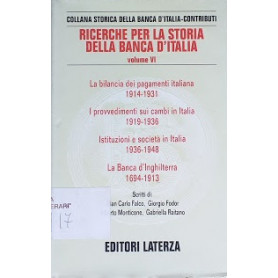 Ricerce per la Storia dell Banca d'Italia