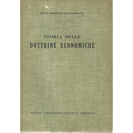 Storia delle dottrine economiche