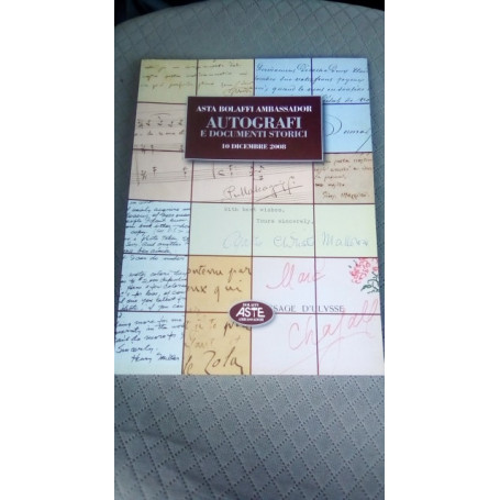 autografi e documenti storici 10 dicembre 2008