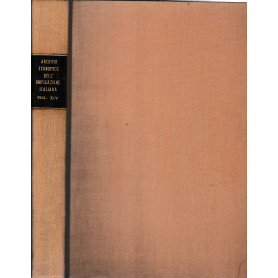 Archivio Economico dell'Economia Italiana  vol. XIV (fascicoli rilegati)