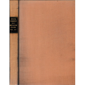 Archivio Economico dell'Economia Italiana  vol. XV (fascicoli rilegati)