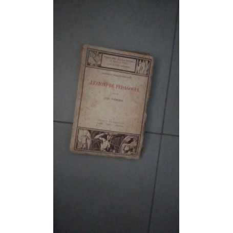 lezioni di pedagogia