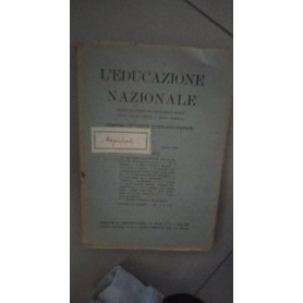 l'educazione nazionale
