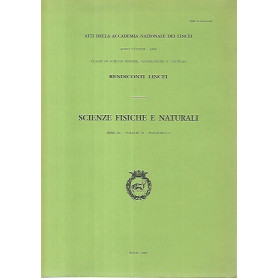 Scienze fisiche e naturali. Serie IX - Volume VI- Fascicolo 1. Rendiconti Lincei