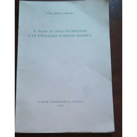 IL MURO DI CINTA OCCIDENTALE E LA TOPOGRAFIA DI REGGIO ELLENICA
