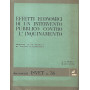 Effetti economici di un intervento pubblico contro l'inquinamento.Documenti ISVET n. 36