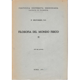 Filosofia del mondo fisico II