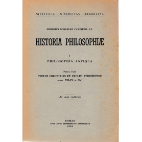 Historia philosophiae 1. Philosophia antiqua