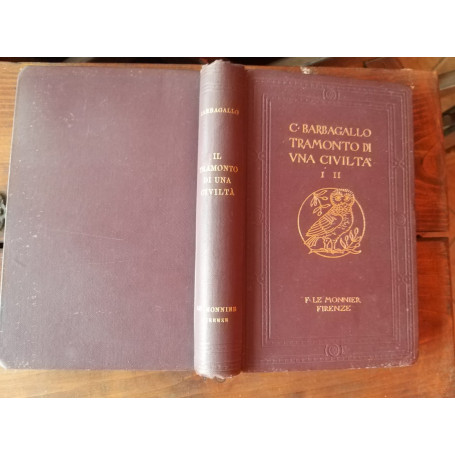 Tramonto di una civilta'  Volume Primo