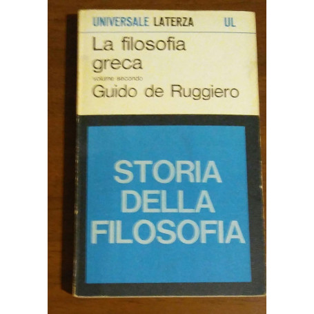 STORIA DELLA FILOSOFIA