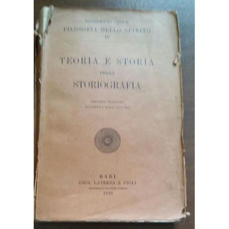 TEORIA E STORIA DELLA STORIOGRAFIA