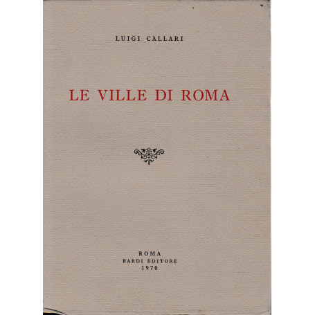 Le ville di Roma