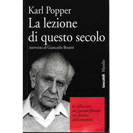 La lezione di questo secolo. Intervista di Giancarlo Bosetti