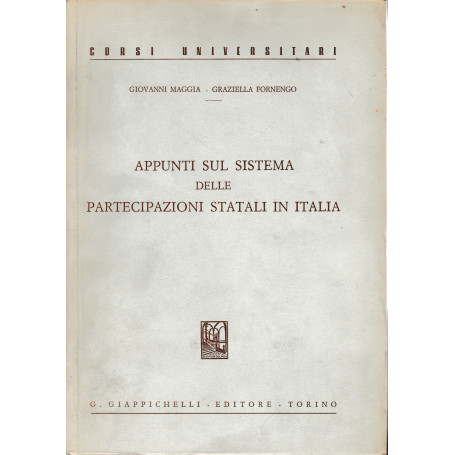 Appunti sul sistema delle patecipazioni statali in Italia