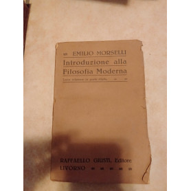 Introduzione alla filosofia moderna