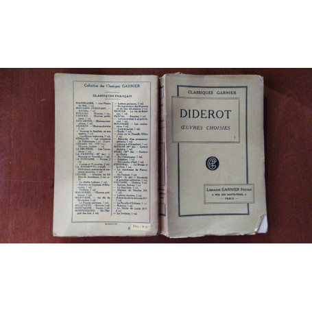 Diderot Oeuvres Choisies de Diderot