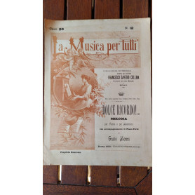 Dolce Ricordo!.. Per violino o per mandolino