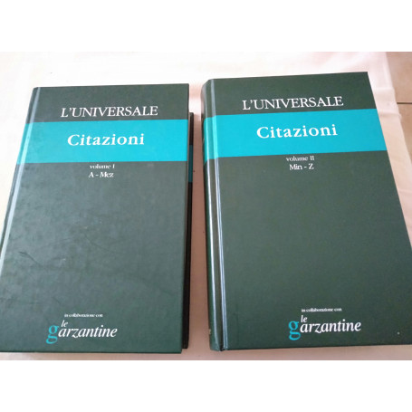 Citazioni vol 1 A-mez vol2 Min-Z