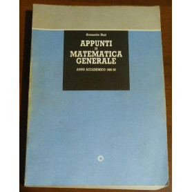 APPUNTI DI MATEMATICA GENERALE