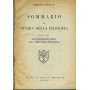 Sommario di storia della filosofia. Volume primo. Dai naturalisti ionici alla crisi della scolastica