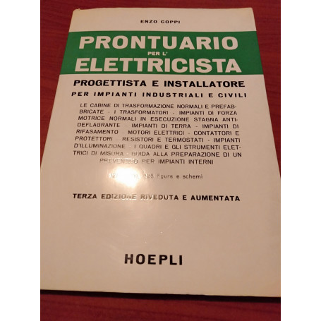 Prontuario per elettricista progettista e installatore