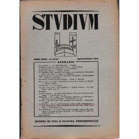 Studium. Rivista di vita e cultura professionale