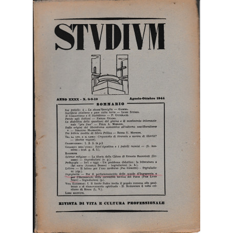 Studium. Rivista di vita e cultura professionale