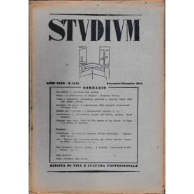 Studium. Rivista di vita e cultura professionale