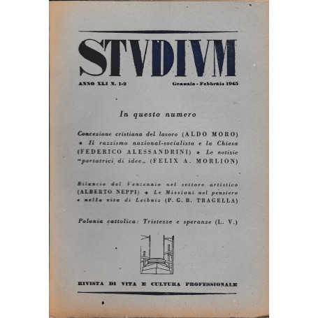 Studium. Rivista di vita e cultura professionale