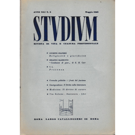 Studium. Rivista di vita e cultura professionale