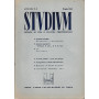 Studium. Rivista di vita e cultura professionale