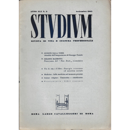 Studium. Rivista di vita e cultura professionale
