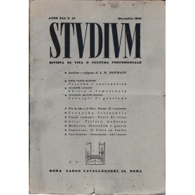 Studium. Rivista di vita e cultura professionale