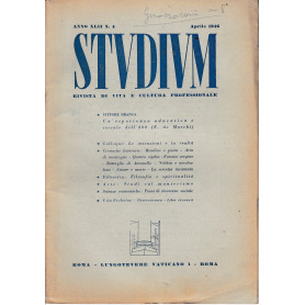 Studium. Rivista di vita e cultura professionale