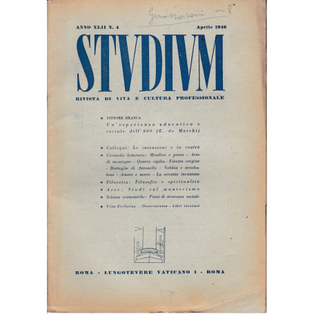 Studium. Rivista di vita e cultura professionale