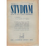 Studium. Rivista di vita e cultura professionale