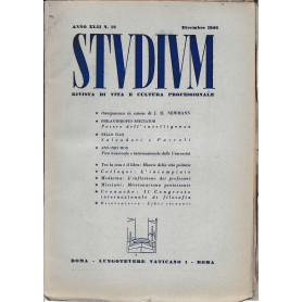 Studium. Rivista di vita e cultura professionale