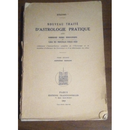 NOUVEAU TRAITE' D'ASTROLOGIE PRATIQUE TOME SECOND