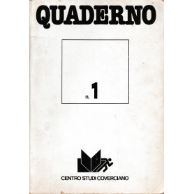 Quaderno. Trimestrale n. 1 Novembre 1978