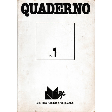 Quaderno. Trimestrale n. 1 Novembre 1978