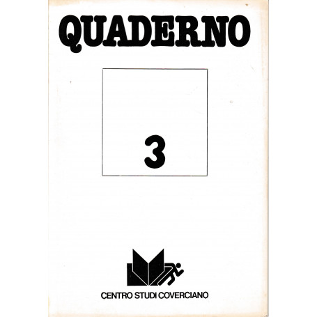Quaderno. Trimestrale 3 Ottobre-Dicembre 1979