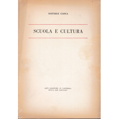 Scuola e cultura