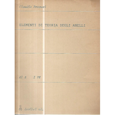 Elementi di teoria degli anelli