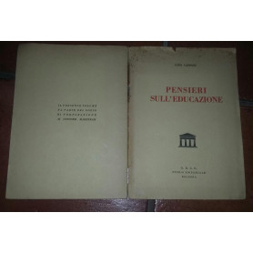 Pensieri sull'educazione