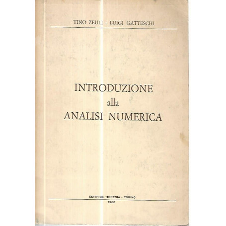 Introduzione alla analisi numerica