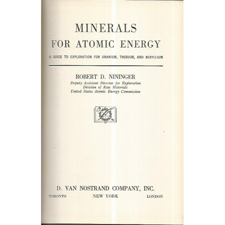Minerals for atomic energy