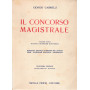 Il concorso Magistrale